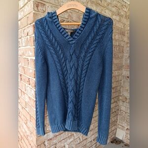 Tommy Bahama Blue Cotton Knit Sweater